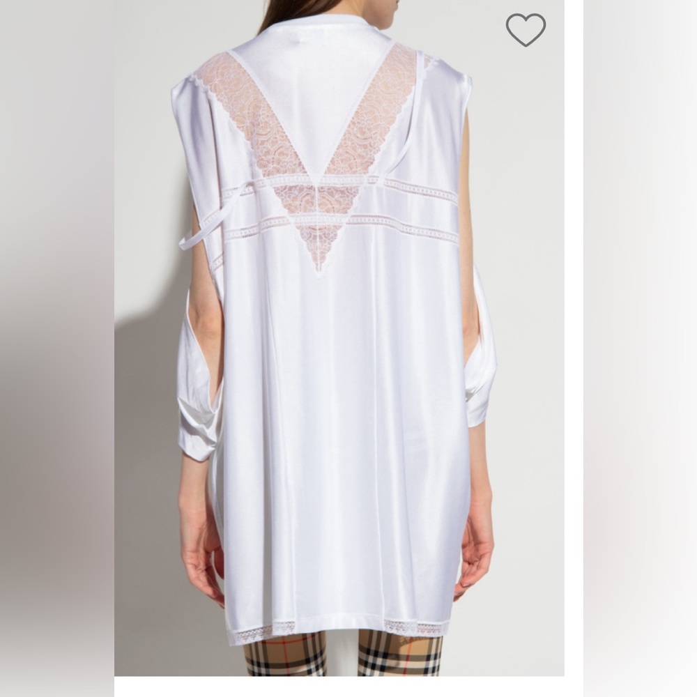 Burberry White Mini Dress - Picture 16 of 16